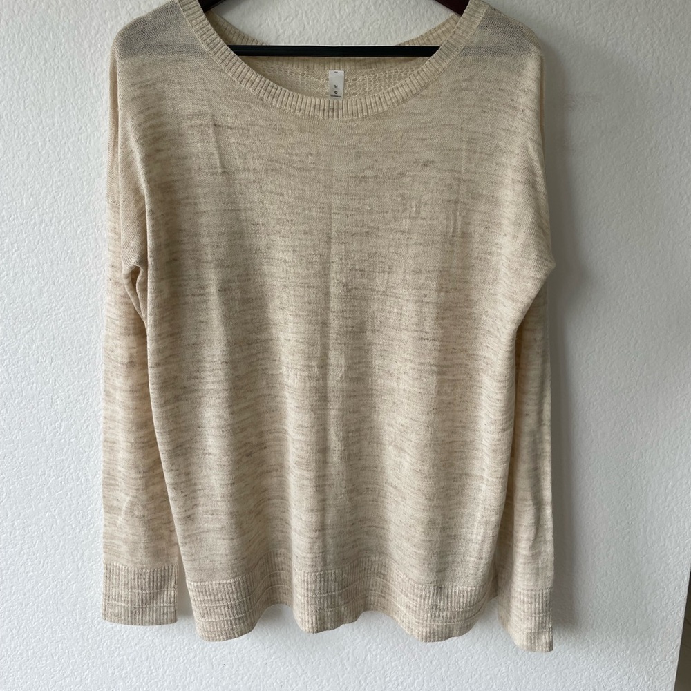 Lulu Lemon Cream Sweater